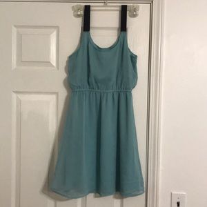 Teal blue dress